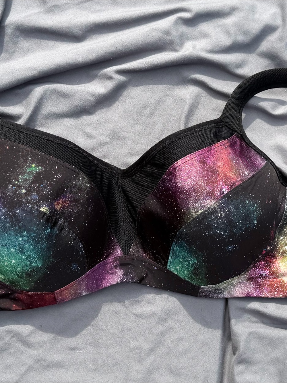 Torrid Galaxy Space Print Active Bra Size 42D